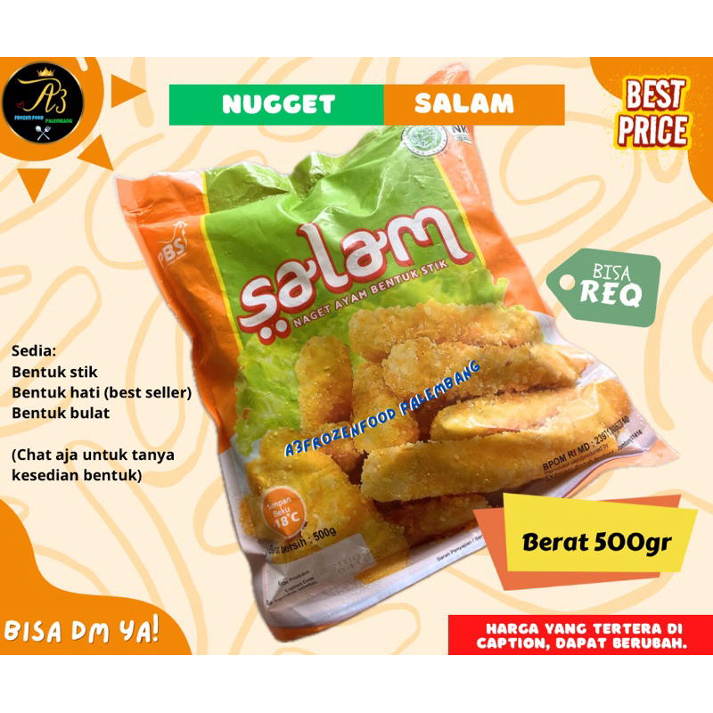 

Naget Salam | Nugget salam | A3 Frozenfood Palembang