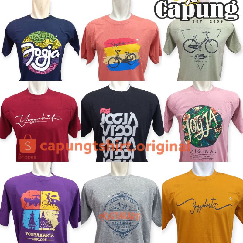 KAOS JOGJA MALIOBORO BAHAN KATUN ASLI OLEH OLEH JOGJA CIRI KHAS KAOS MALIOBORO KAOS OBLONG JOGJA | B