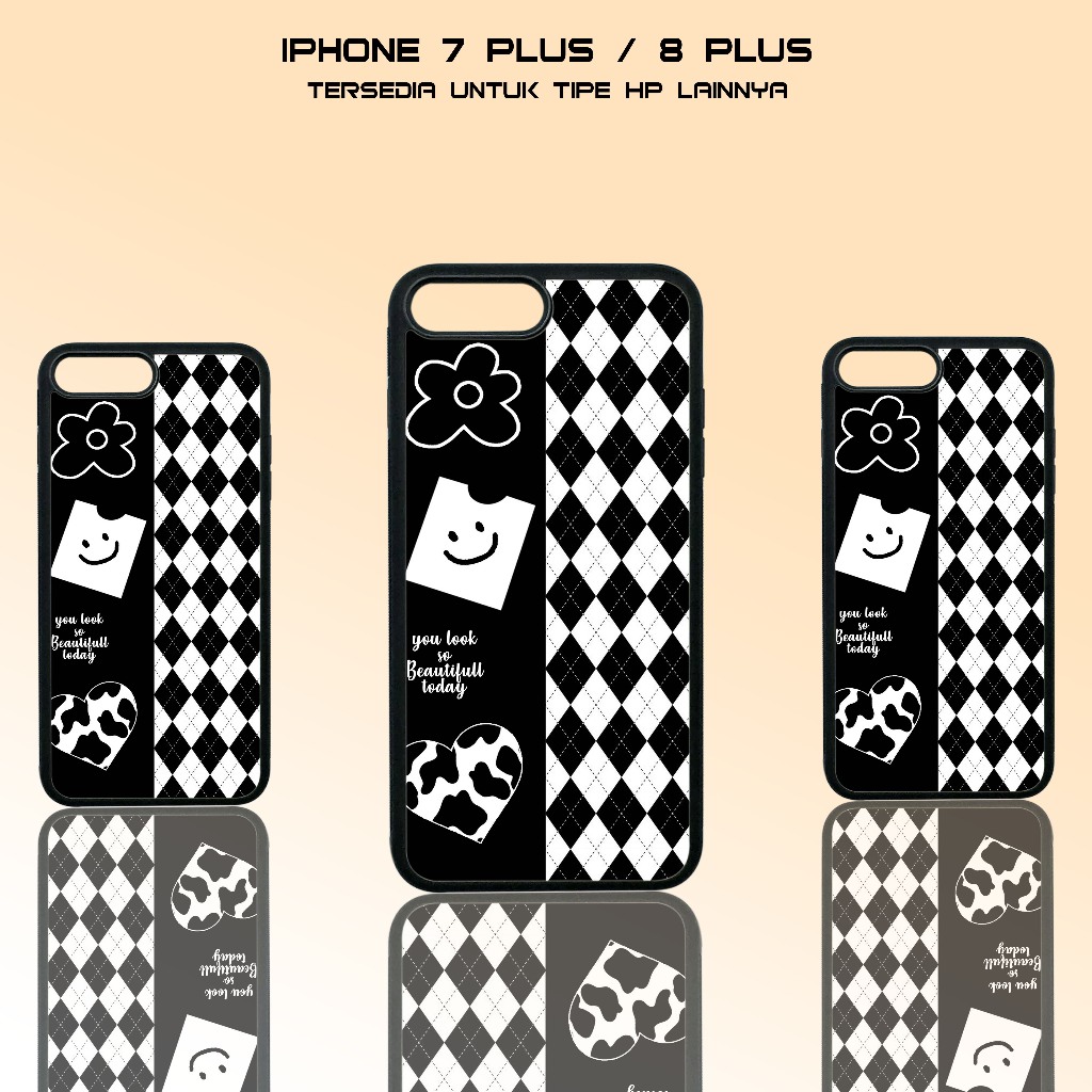 Case Iphone 7 Plus / 8 Plus - Casing Iphone 7 Plus / 8 Plus - ( AESTHETIC LOVE) - Case Glossy - Case