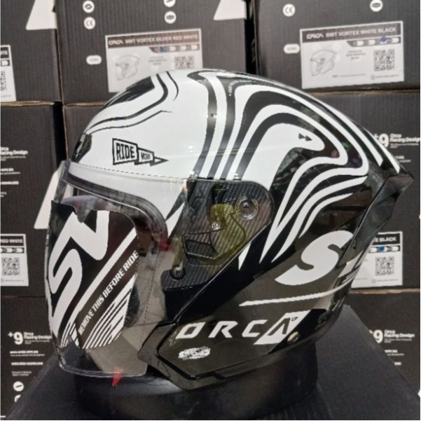 HELM RSV ORCA Wintail VORTEX Black White