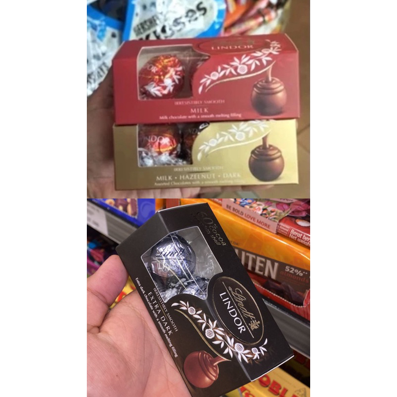 

Cokelat LINDT LINDOR / Lindt / Cokelat / Cokelat hazelnut /Cokelat milk