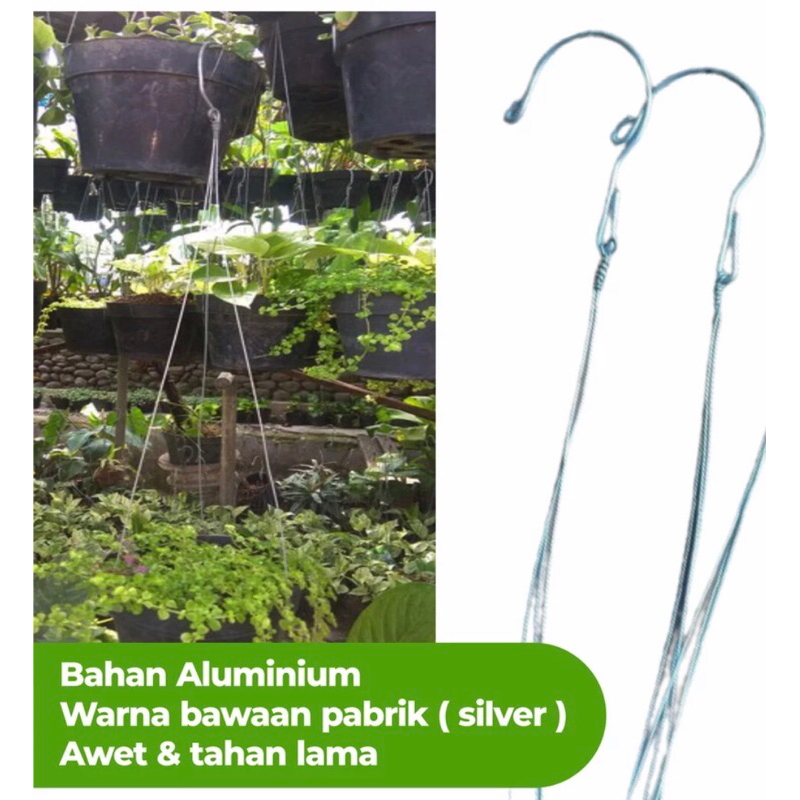 Kawat gantungan pot bunga