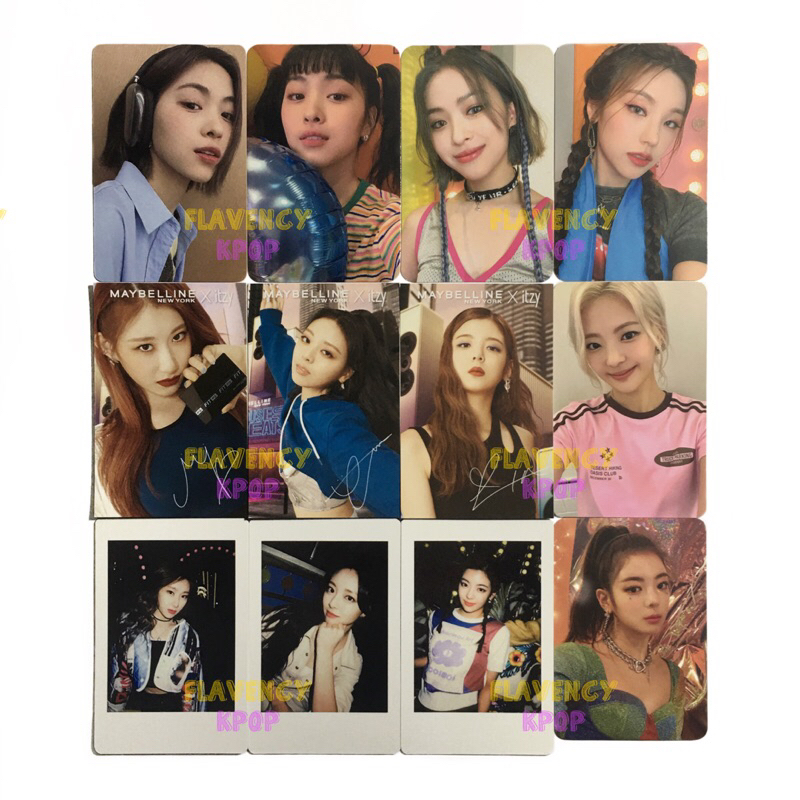 Photocard Itzy Yeji Lia Ryujin cheryeong Yuna Cheshire Kill My Doubt POB Fansign Benefit Lucky Draw 