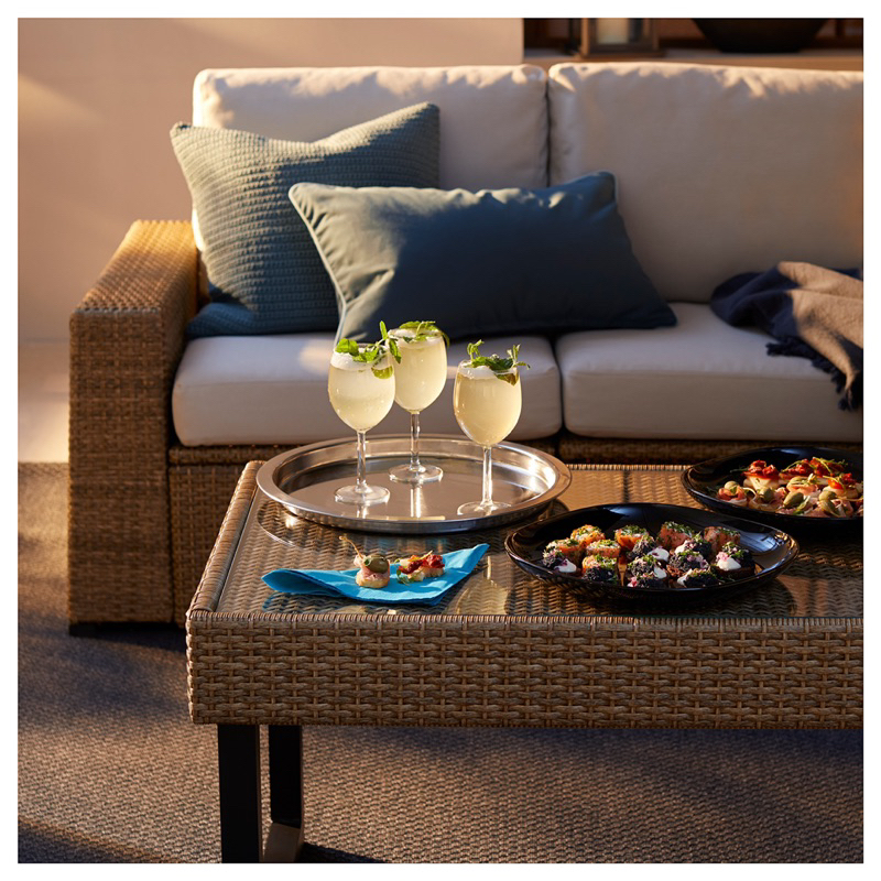 Meja Kopi Rotan - SOLLERÖN Coffee Table IKEA