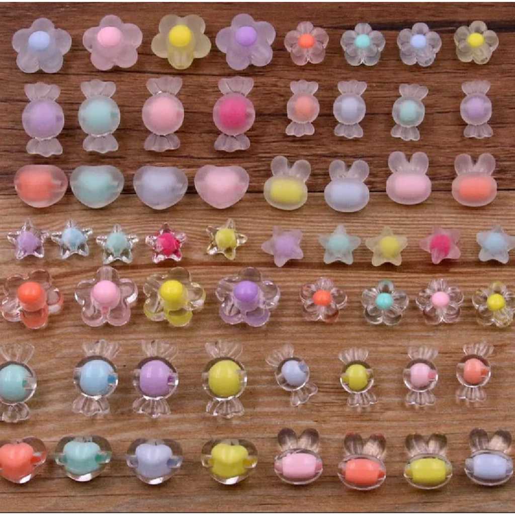 COD MANIK MANIK CRYSTAL MOTE BUNGA LOVE MANIK CANDY IMPORT LUCU