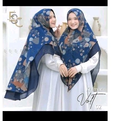 Khimar motif Ceruti/hijab motif by enam saudara