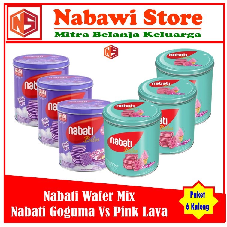

Nabati Wafer Goguma vs Pink Lava 287gr. Paket Mix