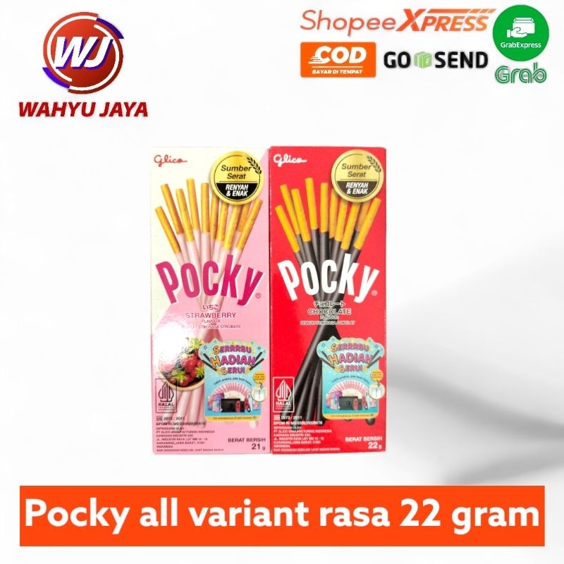 

Pocky all variant 22 gram, chocolate, strawberry