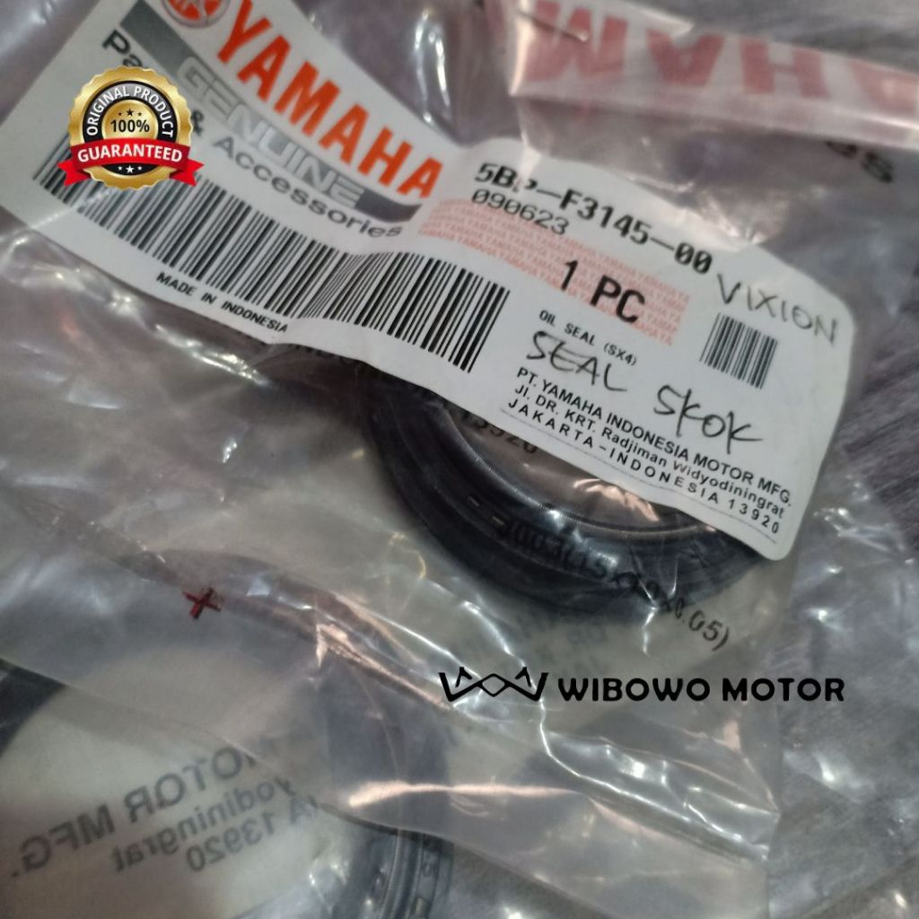 SEAL SHOCK DEPAN SIL SEAL SKOK VIXION, SCORPIO YGP ORIGINAL YAMAHA