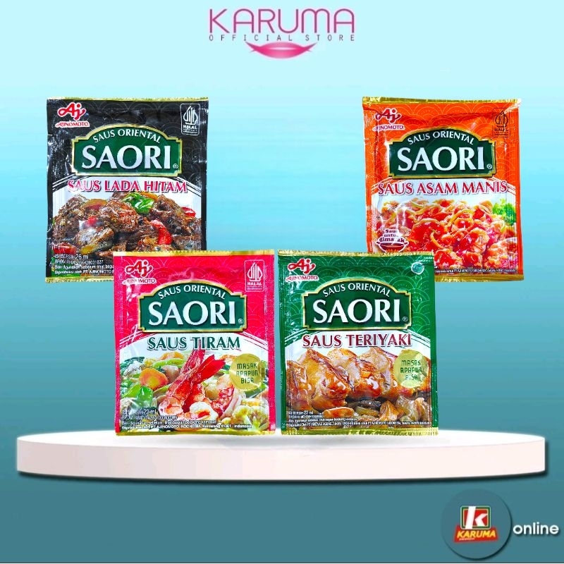 

Saori Saus Tiram | Saori Saus Oriental | Saus Saus Teriyaki | Saori Saus Lada Hitam | Saori Saus Asam Manis | Saori Sachet