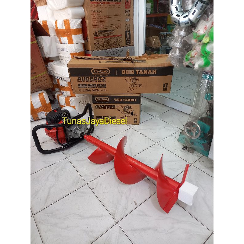 PROQUIP Mesin Bor Tanah 25cm AUGER 62 / Bor Tanah Pro - Quip