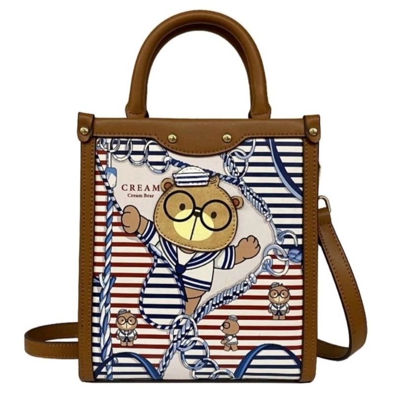 Ready Tas Cream Bear Original C12663/Tas Cream Bear/Tote Bag Cream Bear/Cream Bear Bag