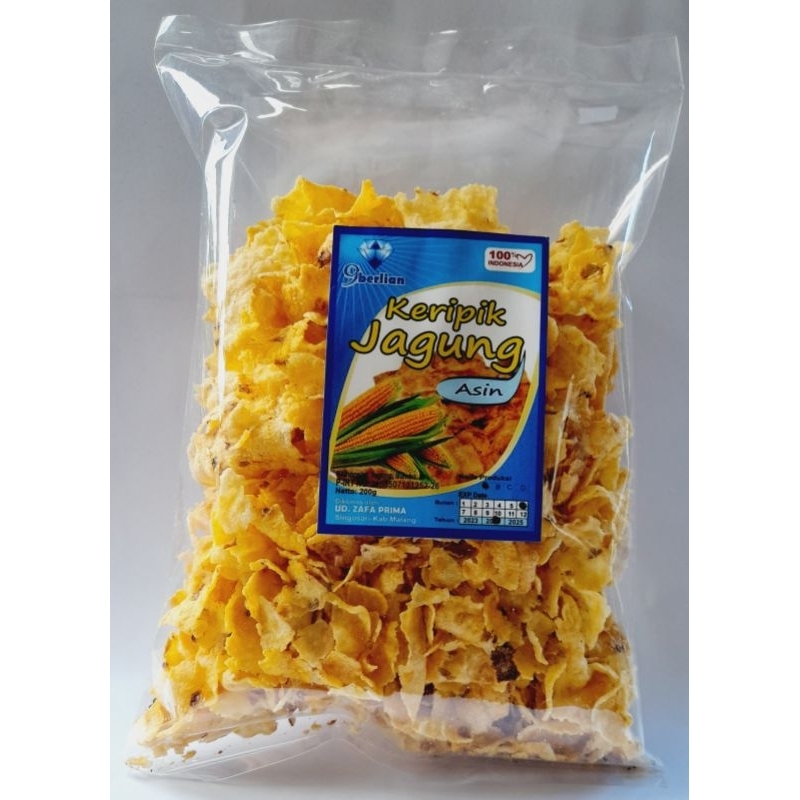 

Keripik Jagung Asin netto: 200 gram