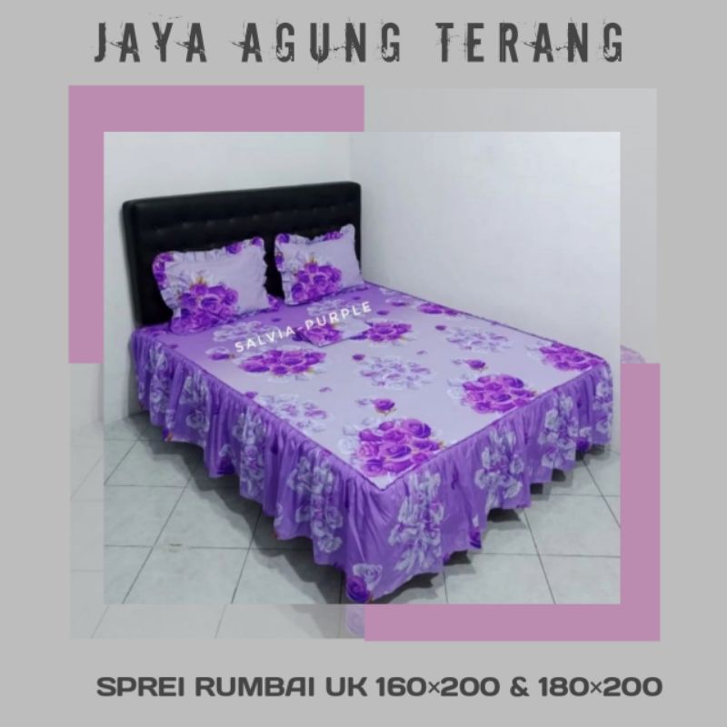 PROMO OBRAL SPREI RUMBAI/REMPEL [ RIJECT ] UKURAN 160×200 & 180×200