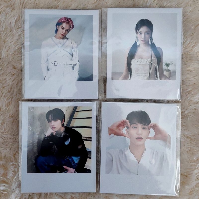 POLAROID SEASON GREETING 2024 NCT DREAM MARK JISUNG NCT 127 TAEYONG AESPA NINGNING POLAROID PHOTOCAR