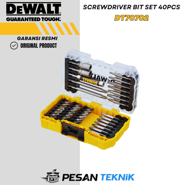 Dewalt Screwdriver Bit Set 40 Pcs / Mata Obeng Set DT70702 DT 70702