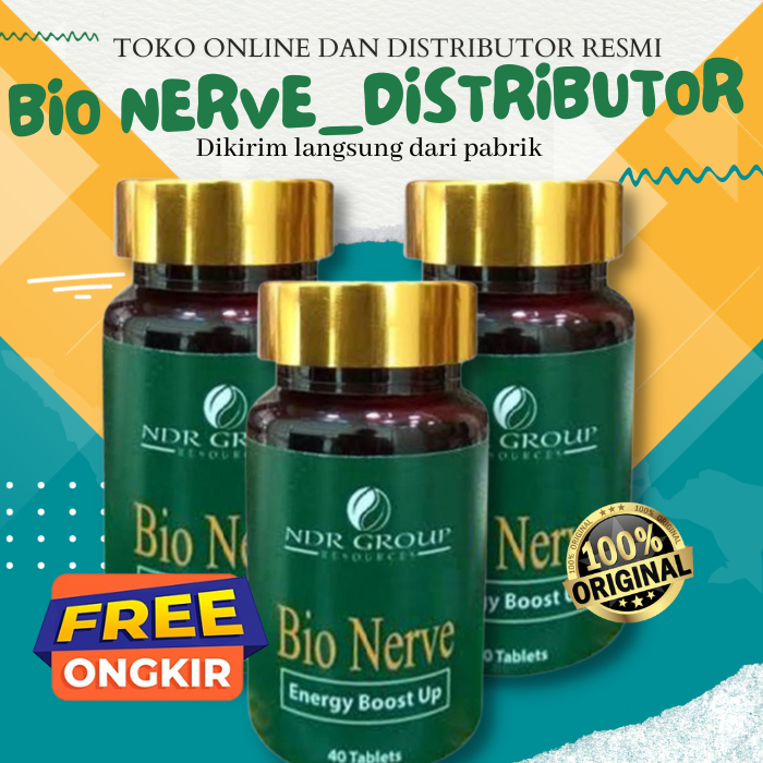 Bio Herbal Alami Nervee Indonesia Nerve Malaysia Original 100%