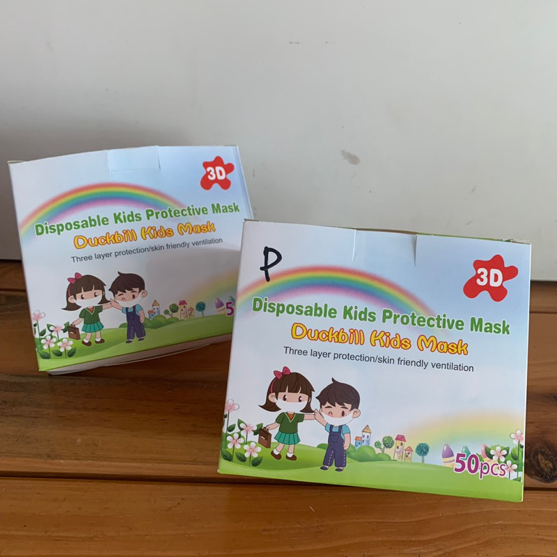 Masker Duckbill Anak Putih