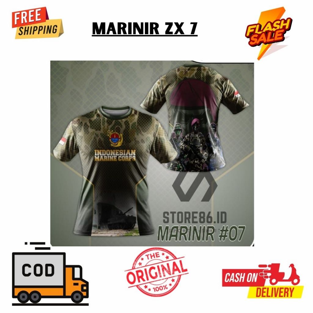 JERSEY MARINIR ZX 7 FULLPRINT SUBLIME / KAOS MARINIR DRIFIT / JERSEY MARINIR / FULL PRINTING