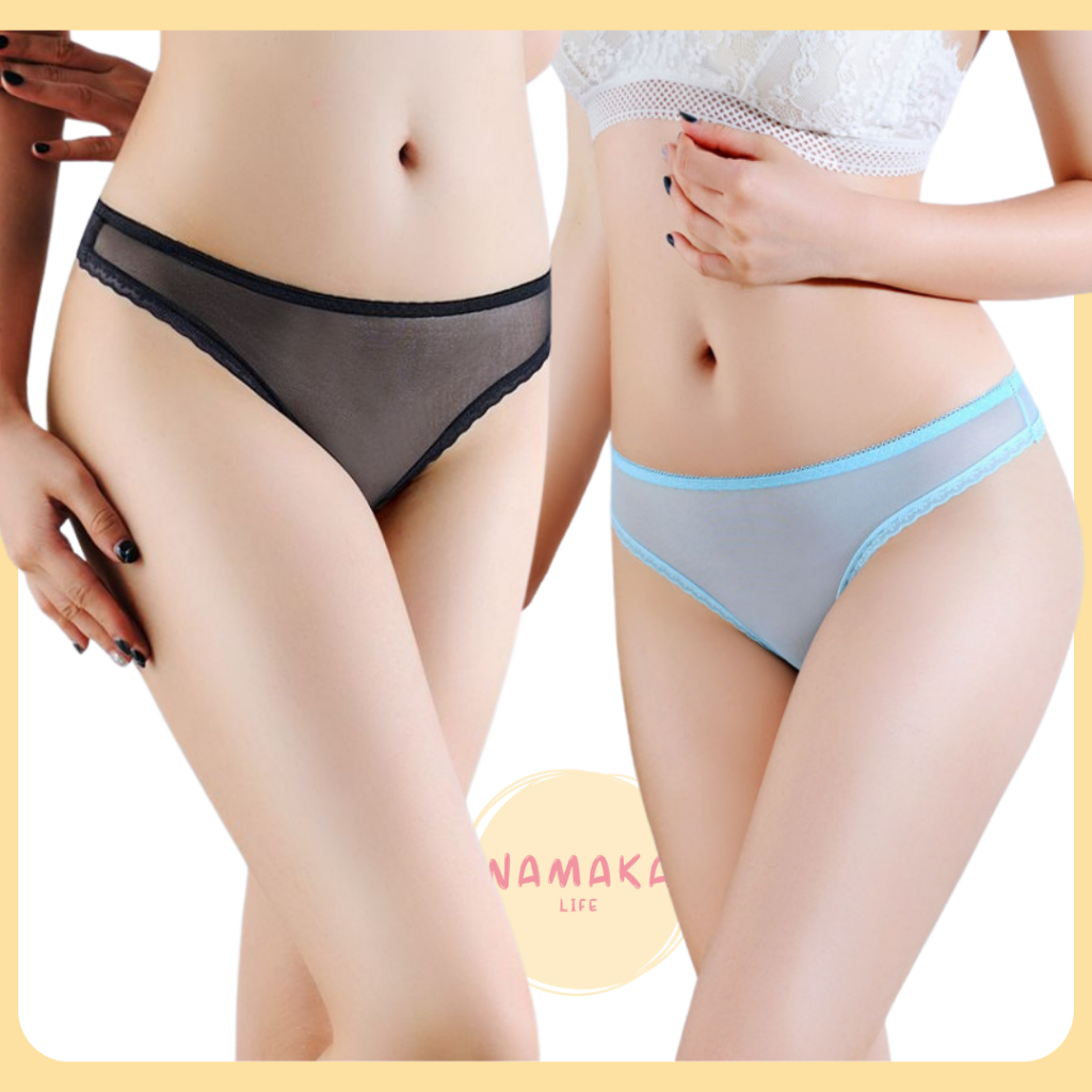 [NL] CD SEXY TRANSPARAN WANITA CELANA DALAM HOT SEKSI TEMBUS TRANSPARENT OPEN BISA COD NET JARING PA