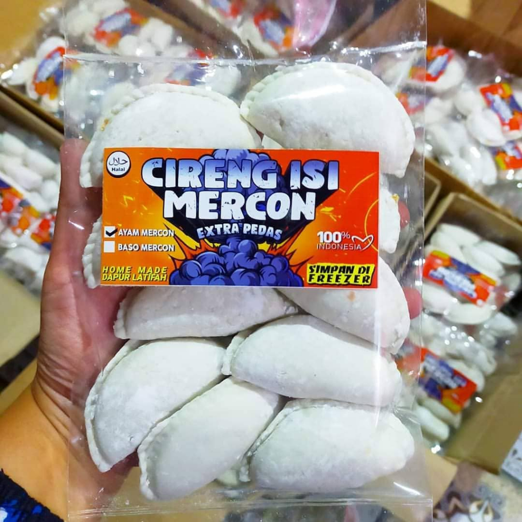 

Cireng mercon Isi Ayam Suwir| Cireng Mercon Extra Pedas Isi 10Pcs TERLARIS!!