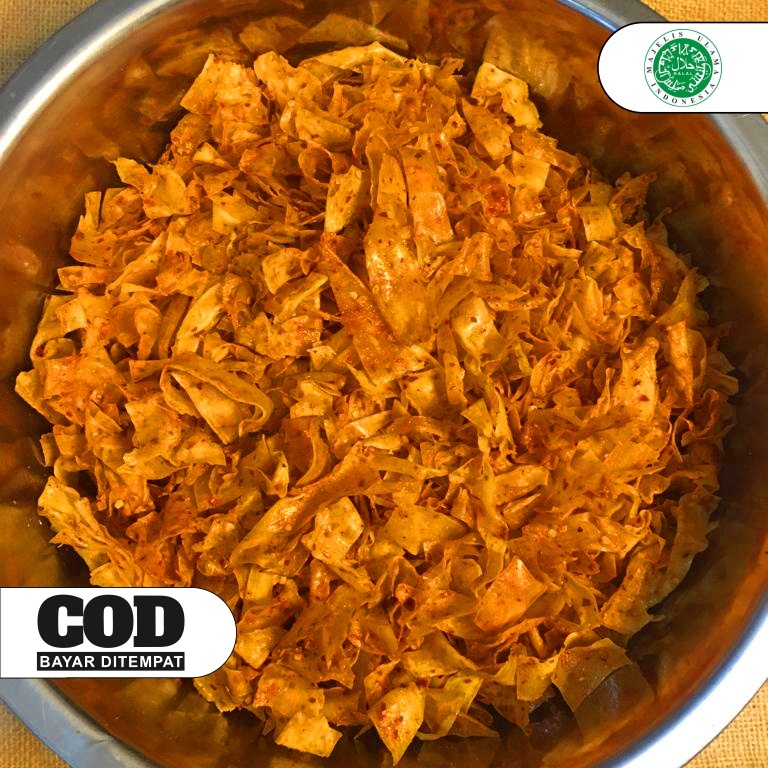 

Kripik Singkong Kriwil pedas Daun jeruk keripik viral/Kripik singkong kriwil extra pedas dan gurih
