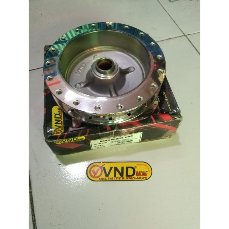 tromol belakang VND freego xeon drag crome polish ori vnd