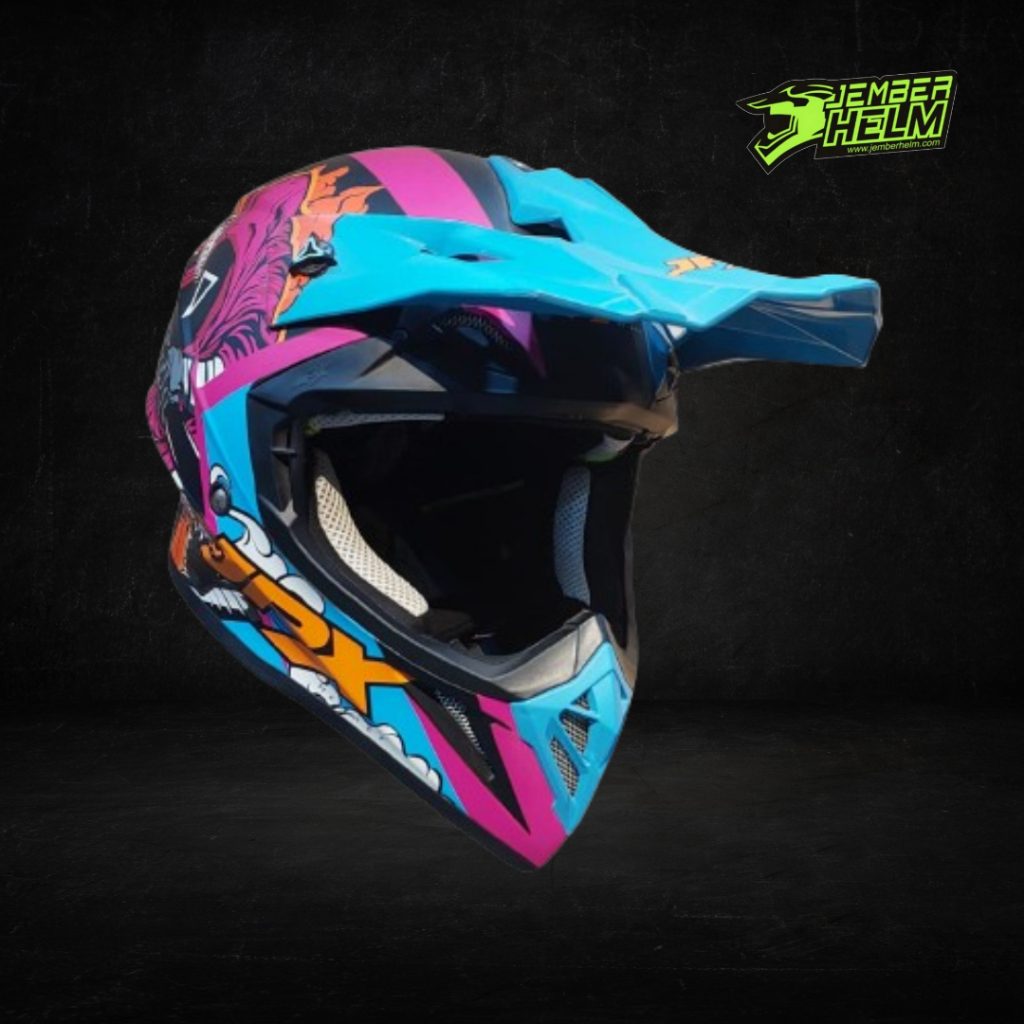 Helm JPX FOX 1 X42 Motif Squid Game Doff