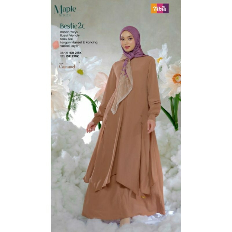 Gamis Nibras Terbaru Nibras Bestie series Diskon