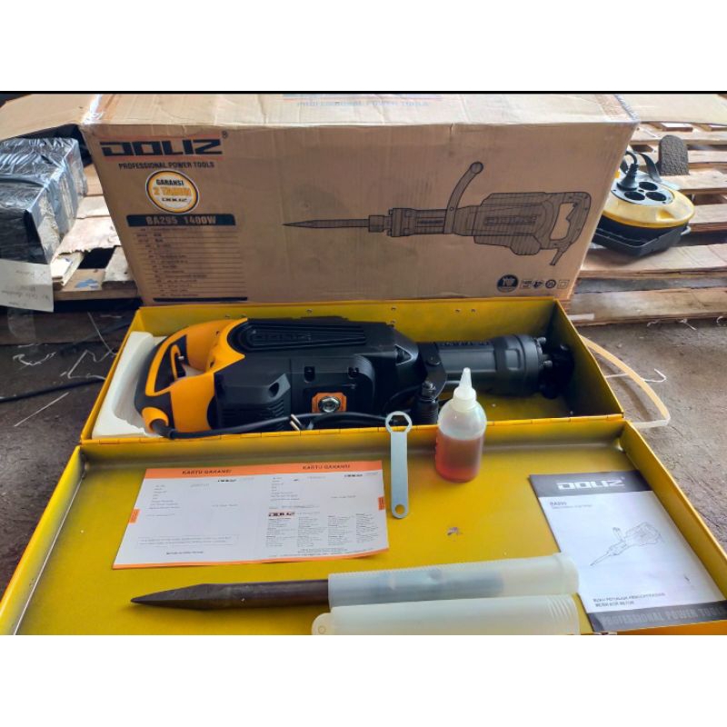 Doliz Demolition Hammer BA 295/ Mesin Bor Bobok Beton (bosch,dewalt)

