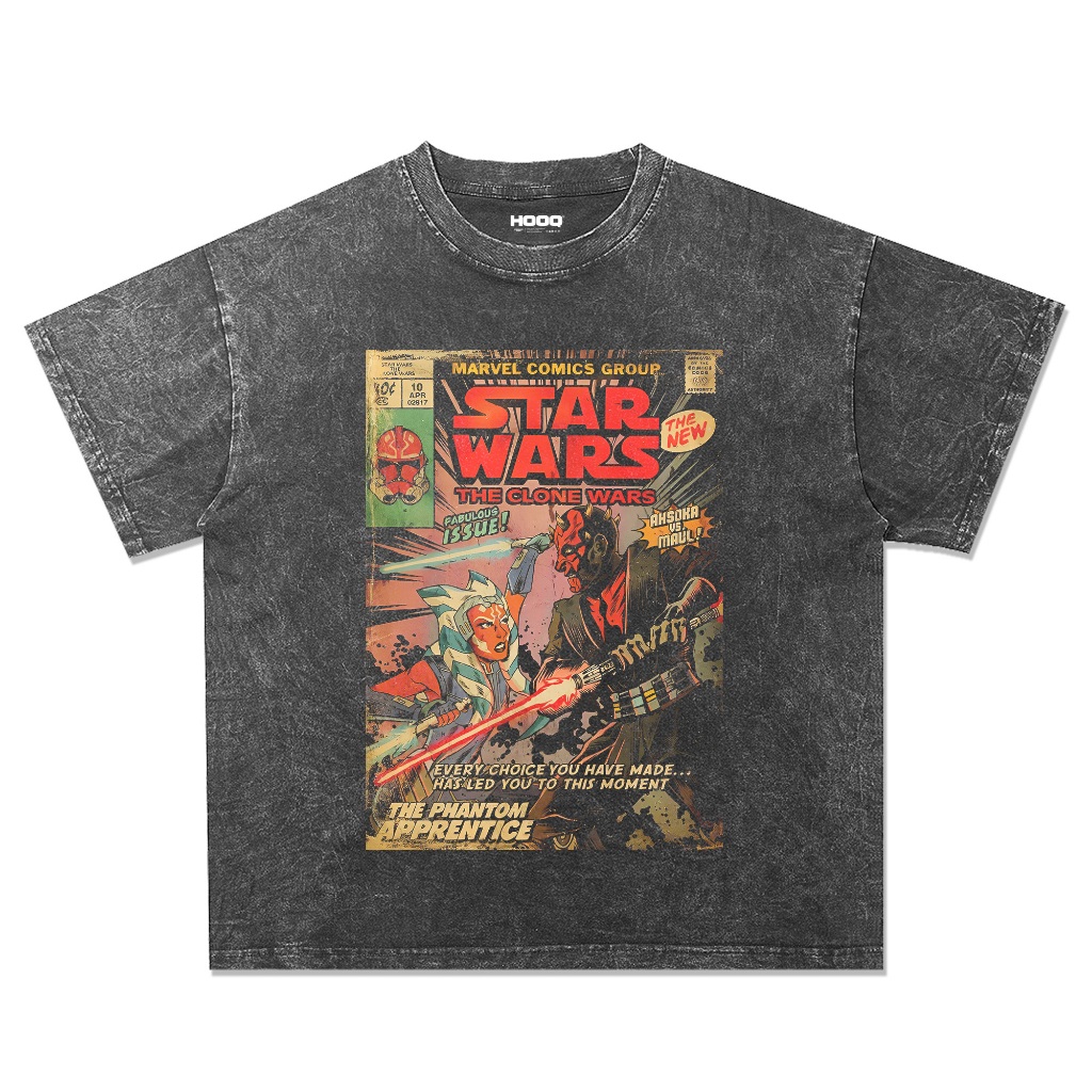 Kaos STAR WARS Oversize Model Washed Stone Wash / STAR WARS T-shirt