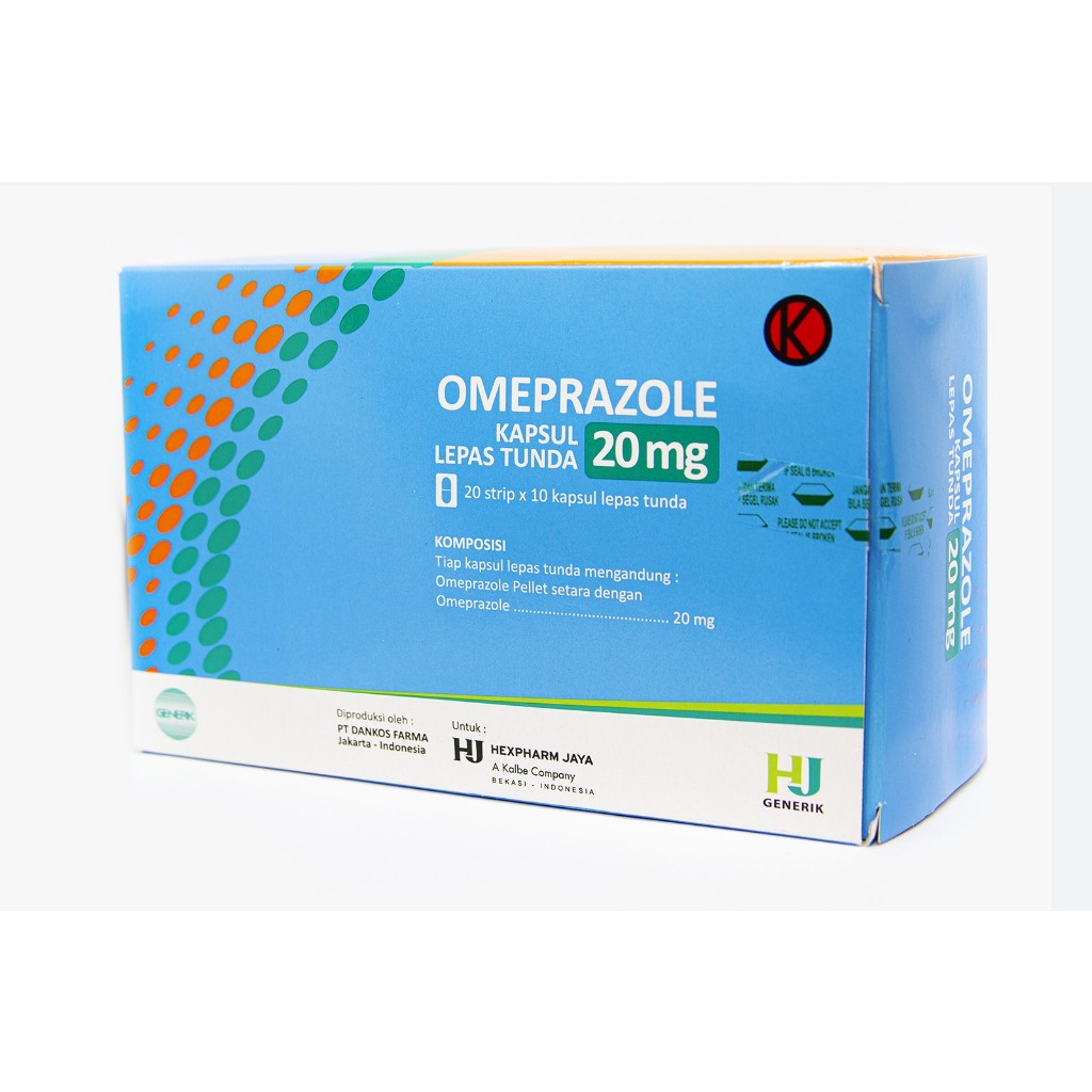 OMEPRAZOLE 20MG STRIP 10 CAPSUL