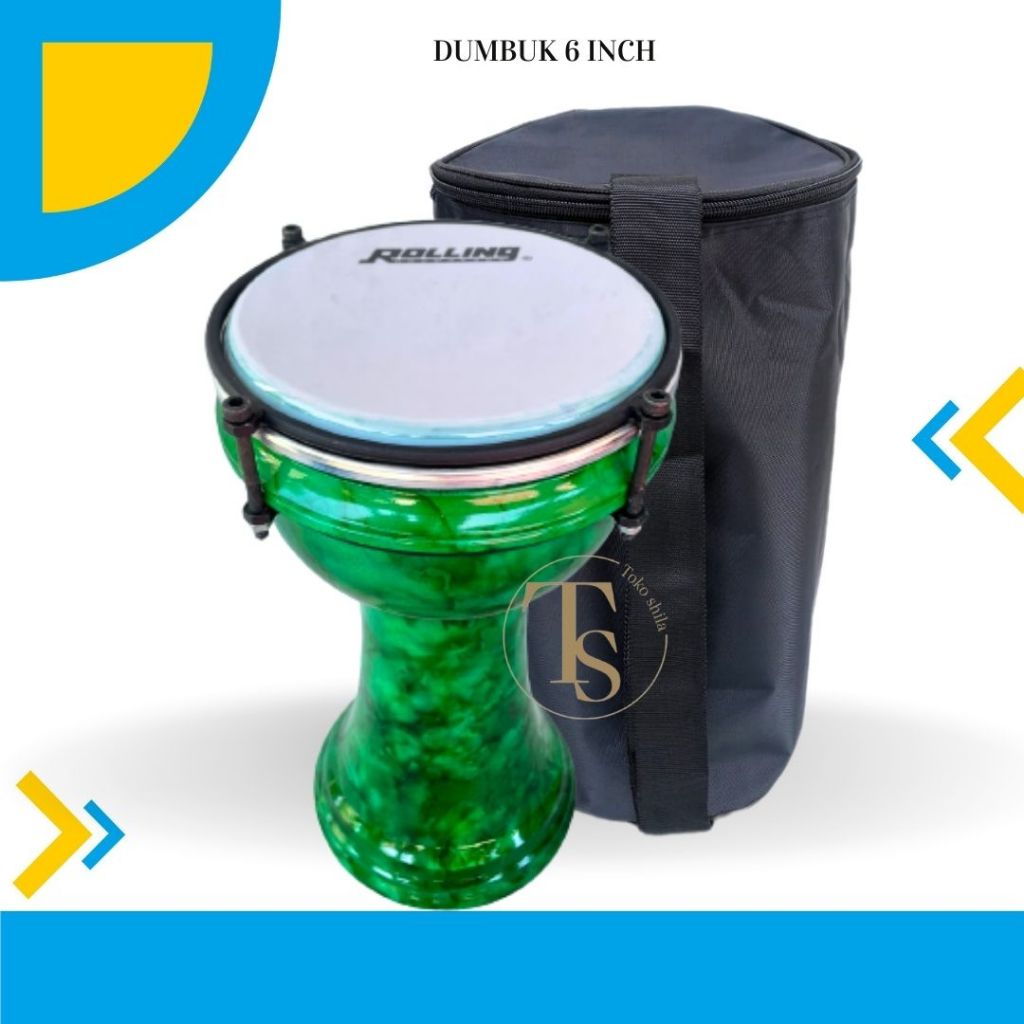Termurah Calti Dumbuk Pinggang Darbuka Anak Kecil Mika 6 inch Suara Standar Bergaransi