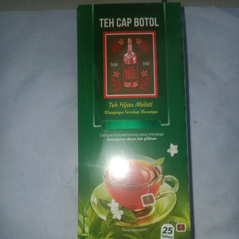 

TEH CAP BOTOL TEH HIJAU MELATI ISI 25