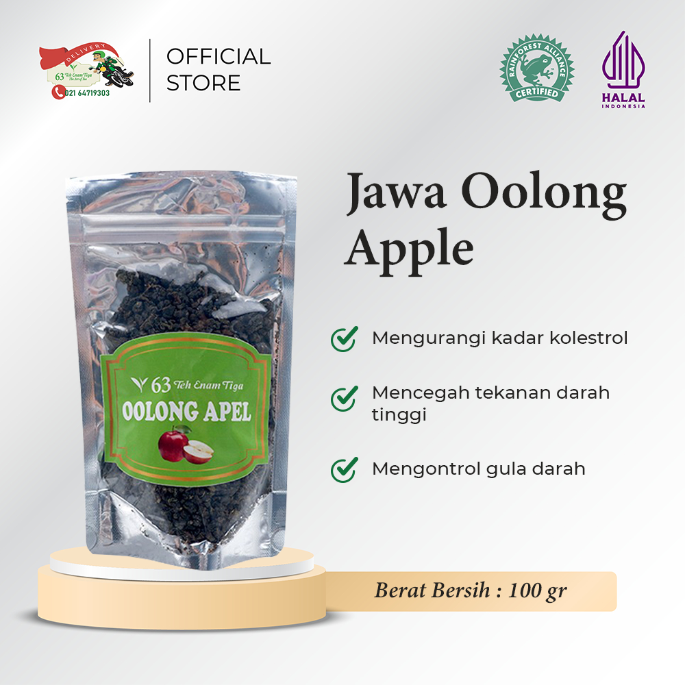 

Teh 63 Oolong Rasa Apple 100gr