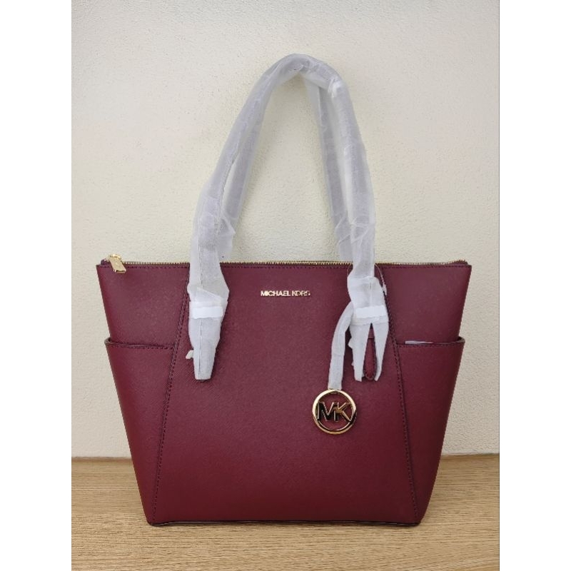 MK Charlotte Tote Dark Cherry