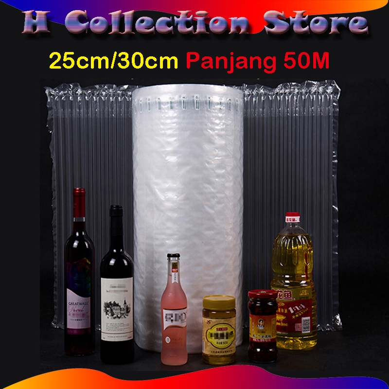 

50M 25cm/35cm/40cm Air Bubble Wrap Anti Pecah Inflatable Bag Plastik Air Bag Roll Cushion Packing Bubble Wrap Extra Bubble Packing Air Bag Cushion Packing Inflatable Bubble Wrap Inflatable Roll 25cm/35cm