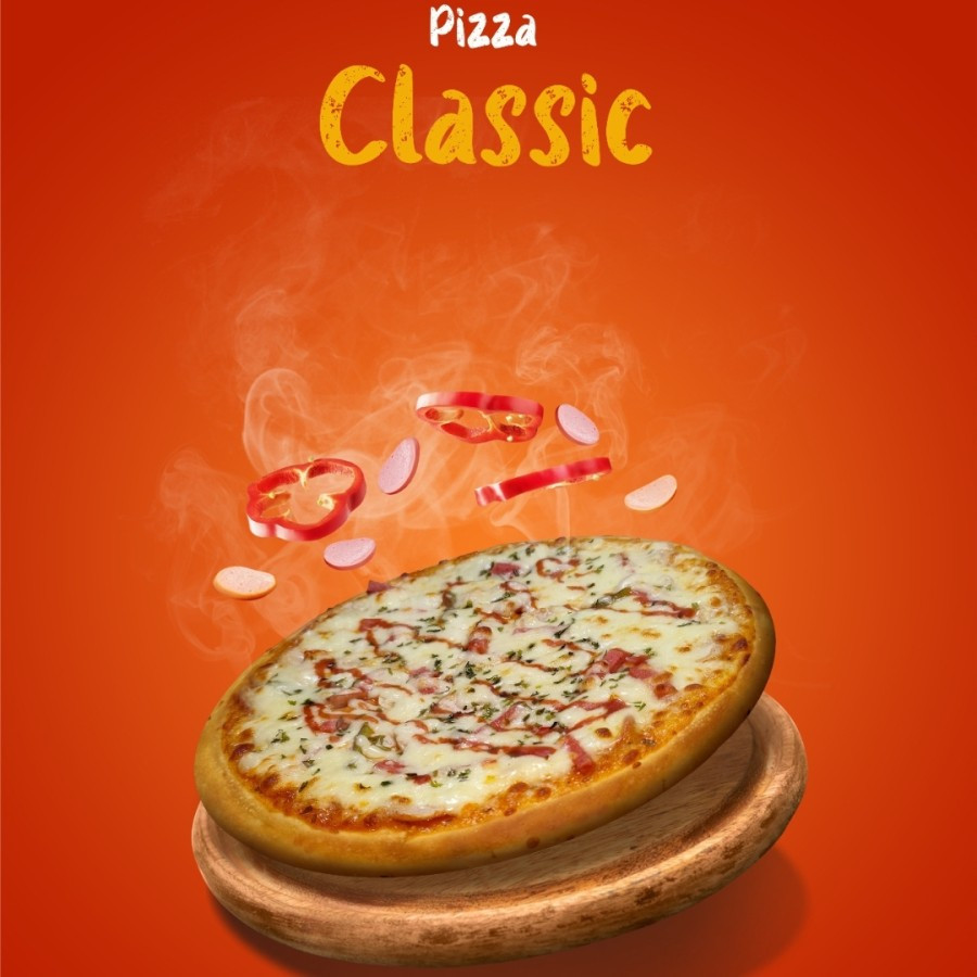 

D'Cheese Pizza Classic Pizza Klasik Murah Enak Halal