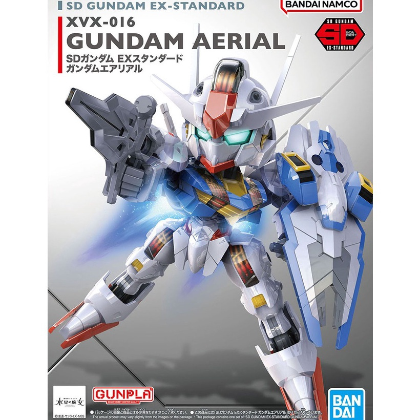 SD GUNDAM EX-STANDARD GUNDAM AERIAL Koleksi Gundam Original