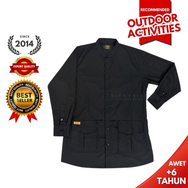 KEMEJA TACTICAL LENGAN PANJANG WANITA MUSLIMAH OUTDOOR PDL PDH LAPANGAN BAJU KANTOR