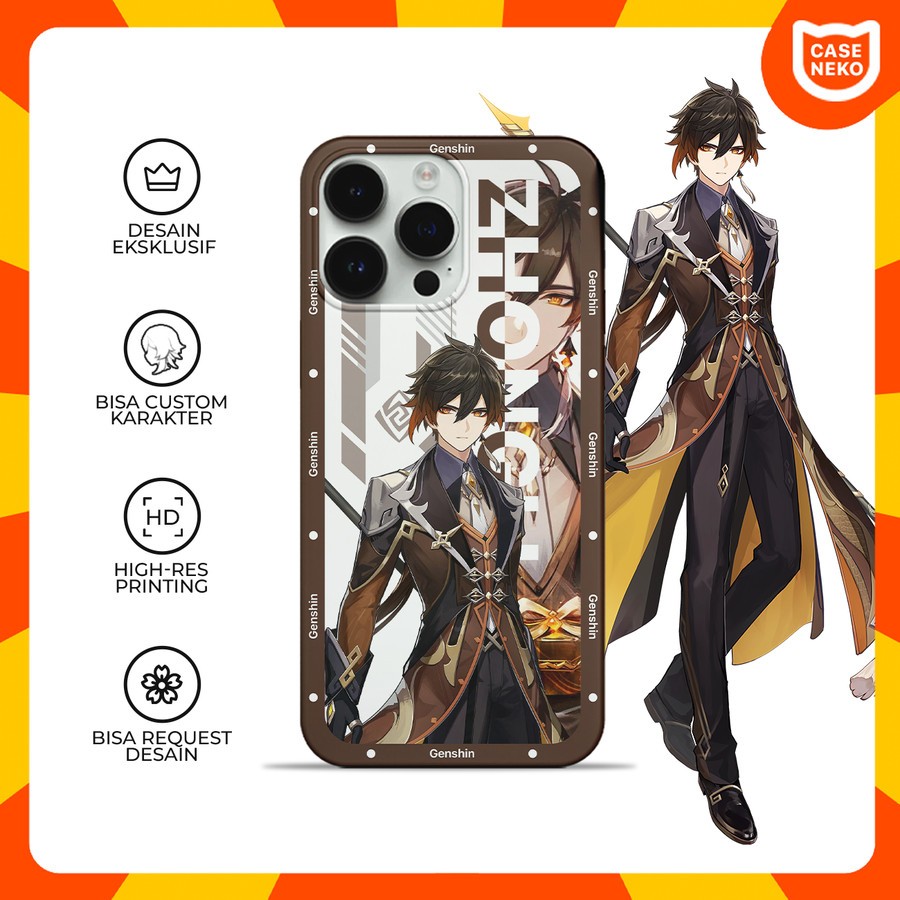 Case HP Zhongli Genshin Impact Liyue Casing All Type HP v2