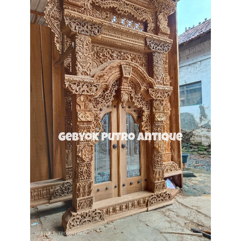 JENDELA UKIR PINTU KACA TERMEWAH