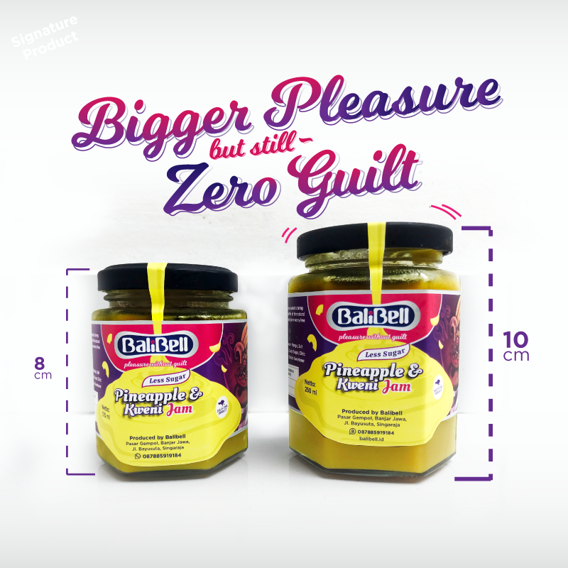 

Balibell Less Sugar Pineapple & Kweni Jam 250ml