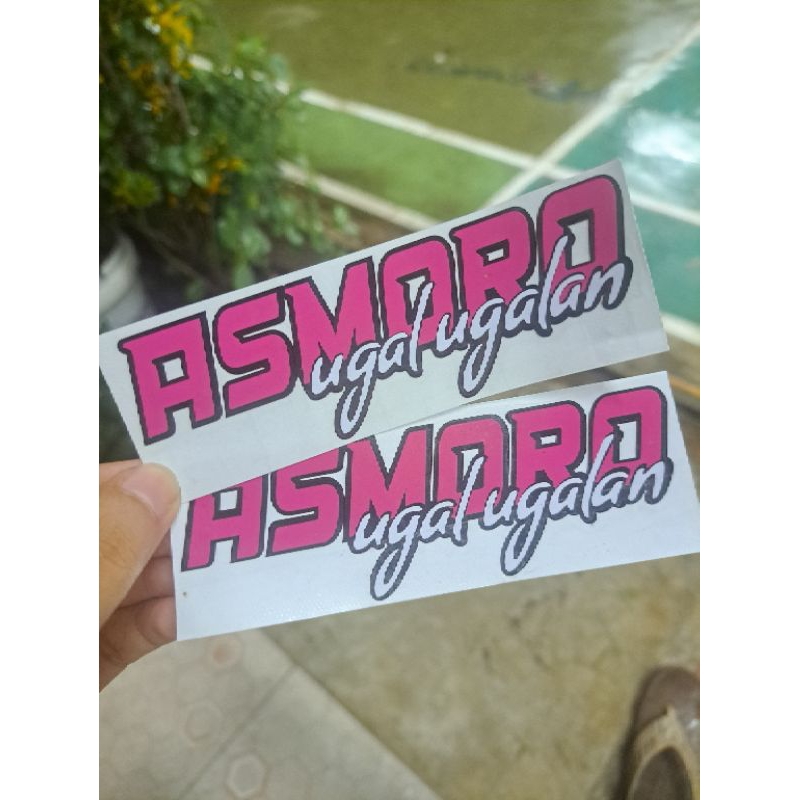 

stiker ASMORO UGAL UGALAN