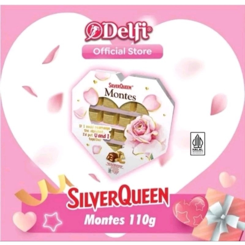 PROMO Delfi Silverqueen Montes Valentine Love Box 110g l