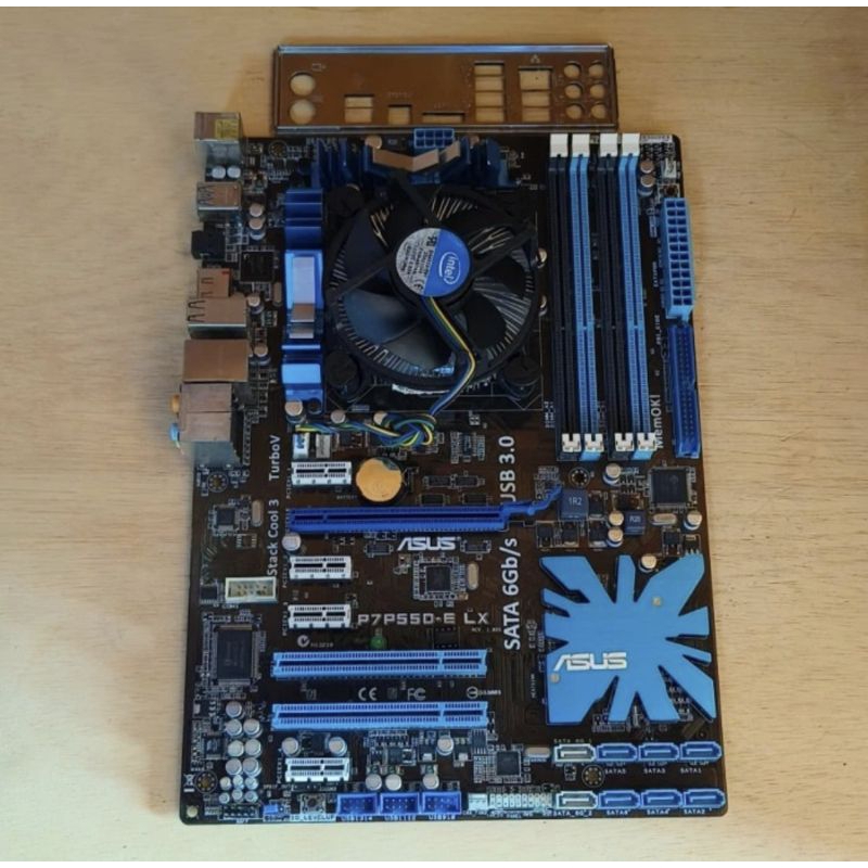 PAKET CORE i7 860 QUAD CORE DAN MOBO ASUS P55 DDR3 DAN FAN INTEL