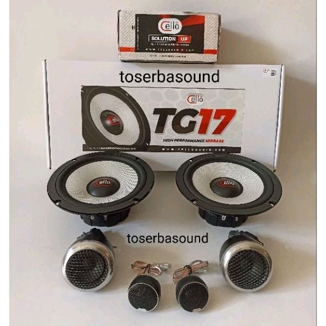 Speaker split 3way Cello custom audio mobil