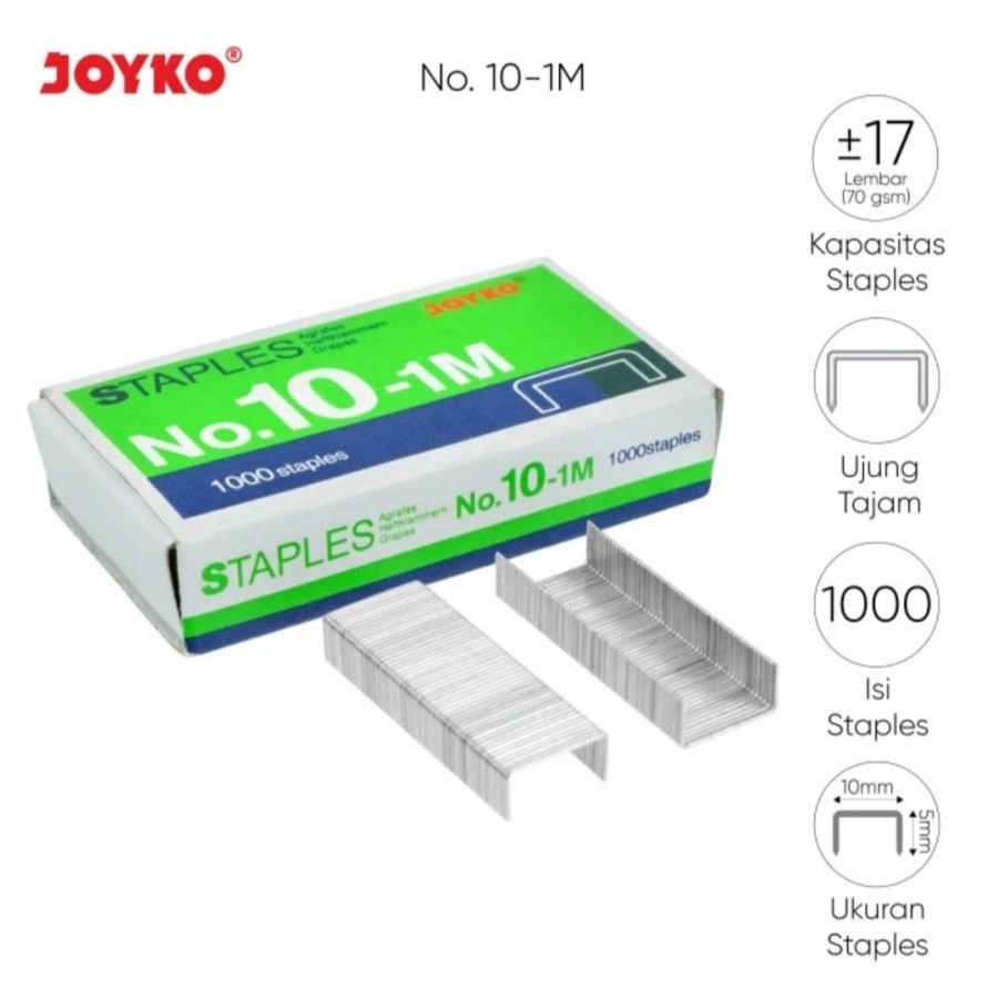 

Isi Staples Joyko No.10-1M Refill Stapler