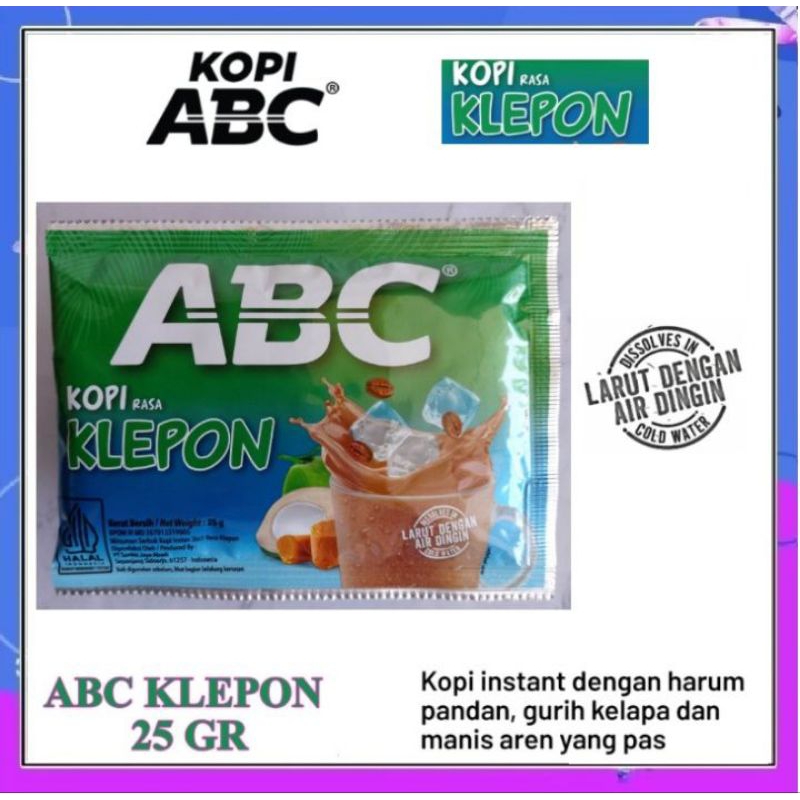 

(B3ST) 1pcs Kopi ABC Klepon Murah