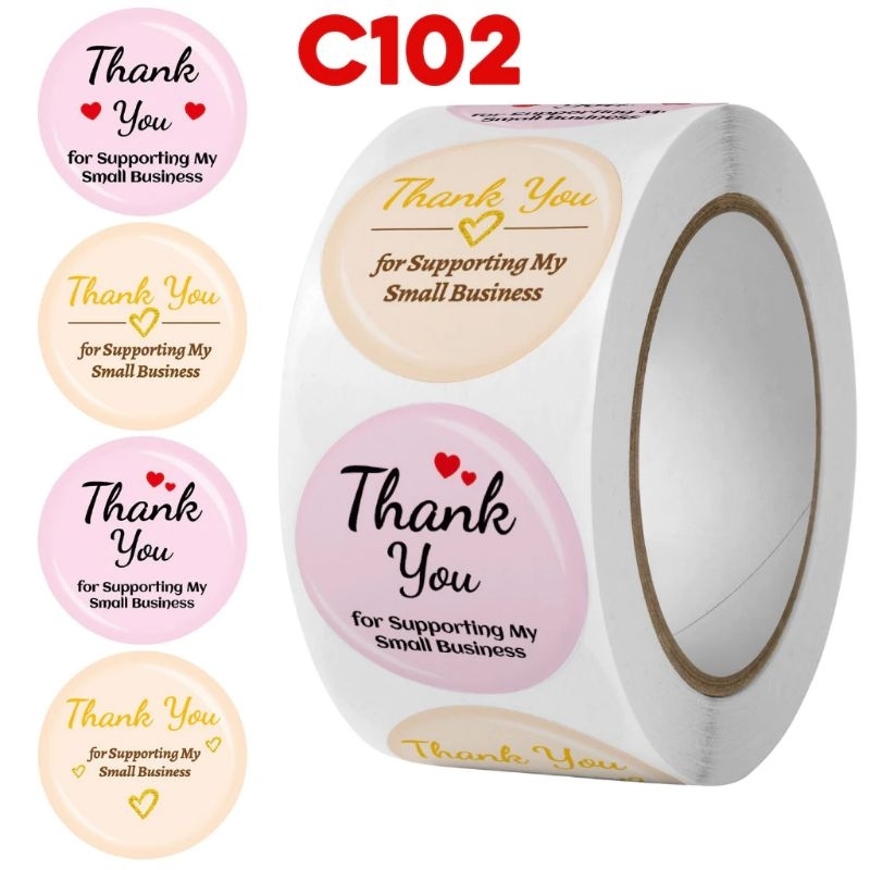 

STIKER LABER TERIMAKASIH 500 PCS